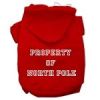 Property of North Pole Screen Print Pet Hoodies