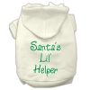 Santa's Lil' Helper Screen Print Pet Hoodies